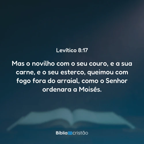 Levítico 8:17