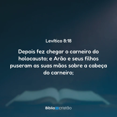 Levítico 8:18