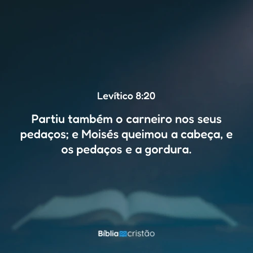 Levítico 8:20