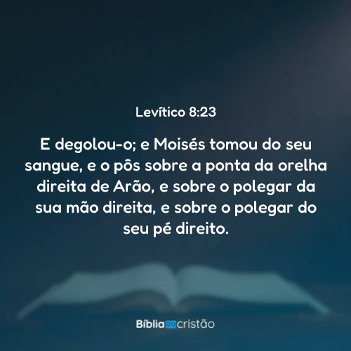 Levítico 8:23