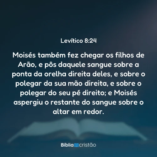 Levítico 8:24