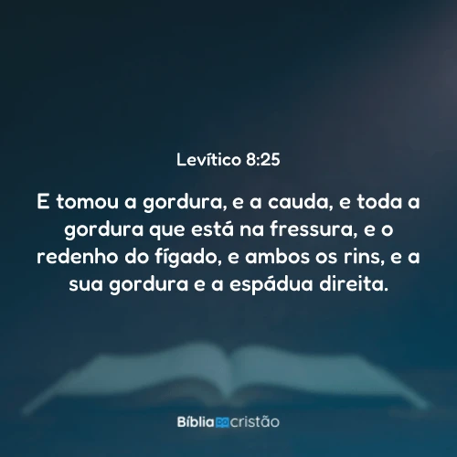 Levítico 8:25