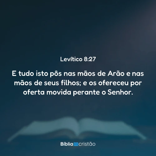 Levítico 8:27