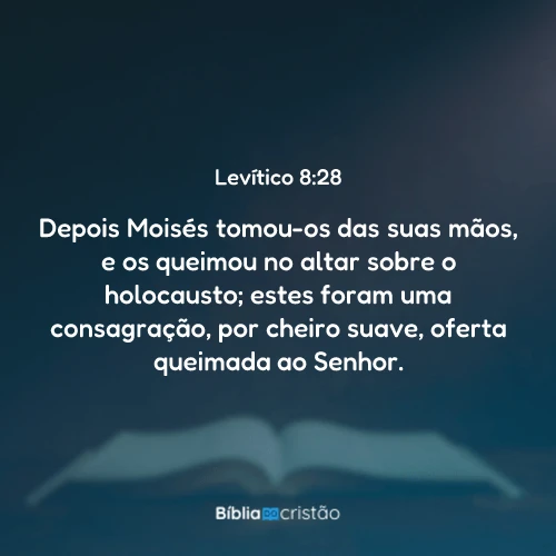 Levítico 8:28