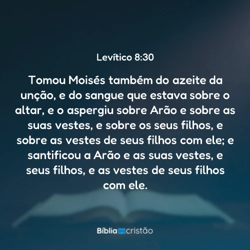 Levítico 8:30