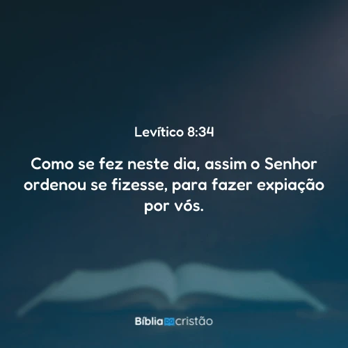 Levítico 8:34