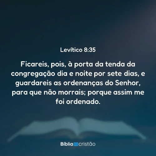 Levítico 8:35