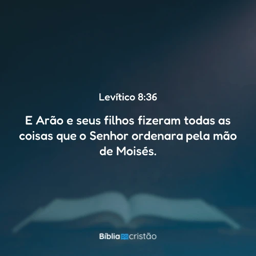 Levítico 8:36