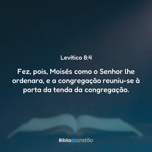 Levítico 8:4