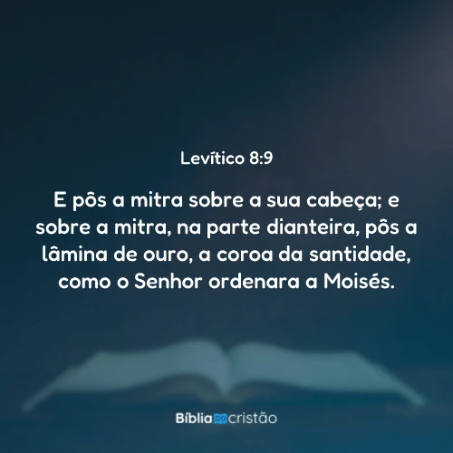 Levítico 8:9