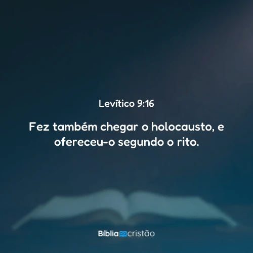 Levítico 9:16