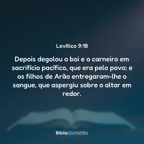 Levítico 9:18