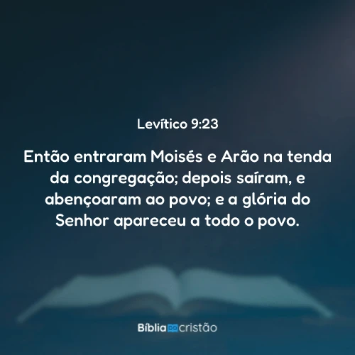 Levítico 9:23