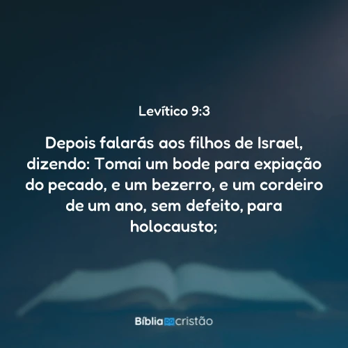 Levítico 9:3