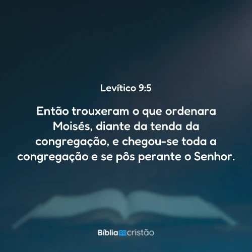 Levítico 9:5