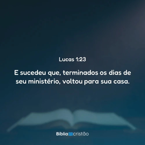 Lucas 1:23