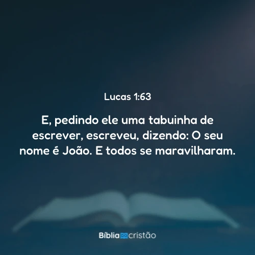 Lucas 1:63