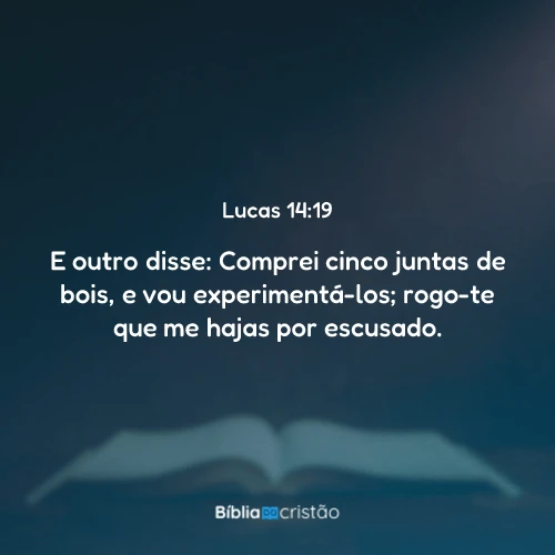 Lucas 14:19