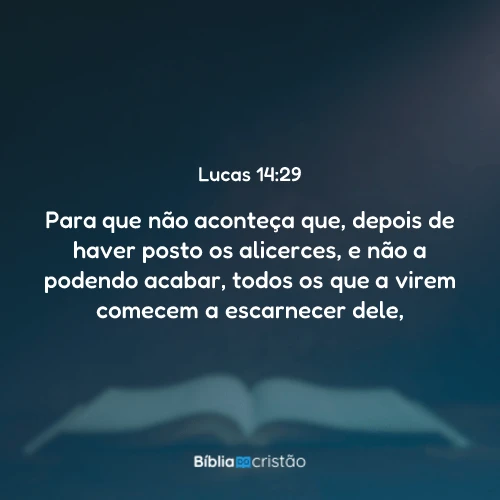 Lucas 14:29