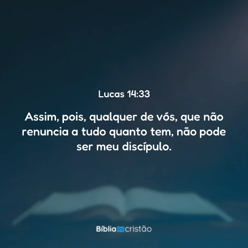 Lucas 14:33