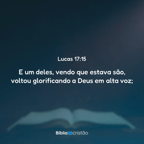 Lucas 17:15