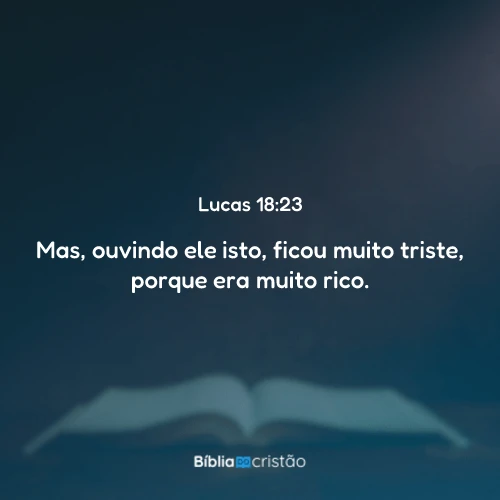 Lucas 18:23