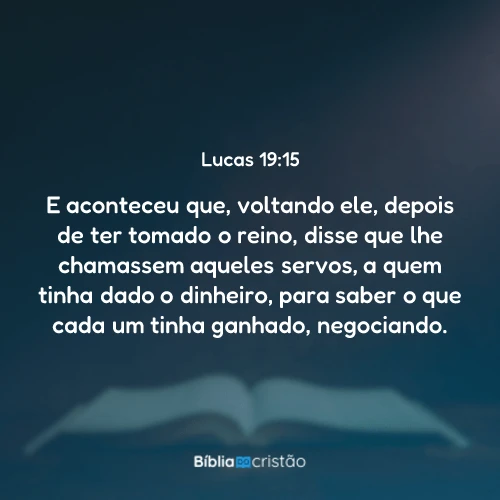 Lucas 19:15