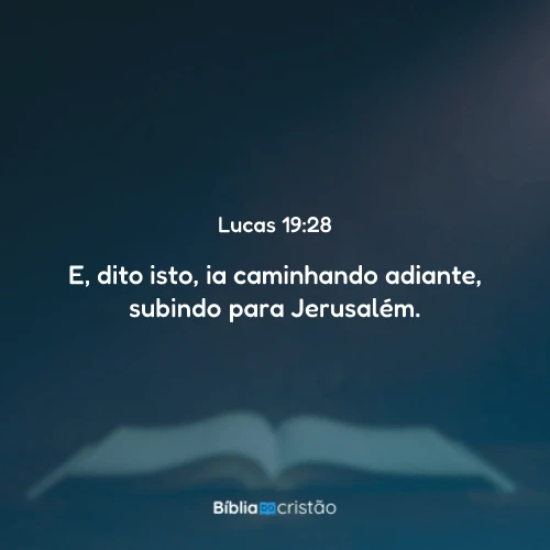 Lucas 19:28
