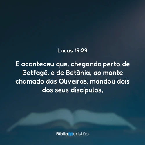 Lucas 19:29