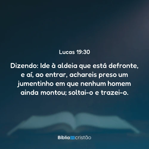 Lucas 19:30