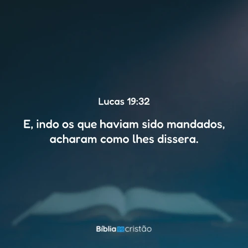 Lucas 19:32