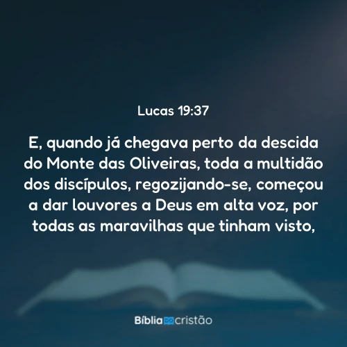 Lucas 19:37