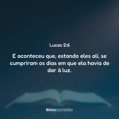 Lucas 2:6