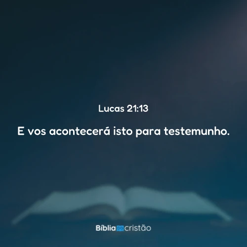 Lucas 21:13