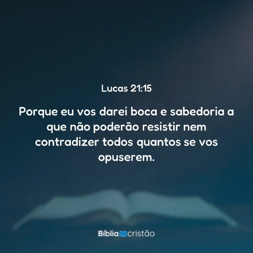 Lucas 21:15