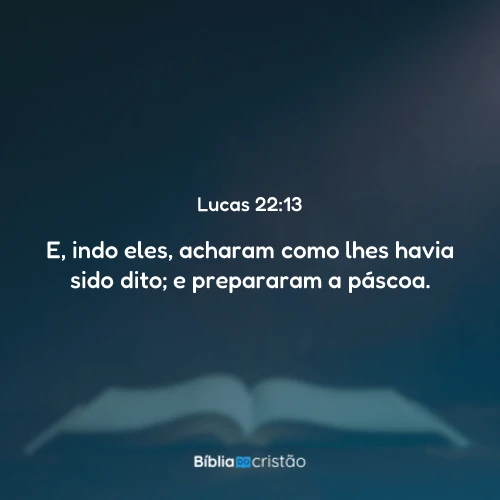 Lucas 22:13