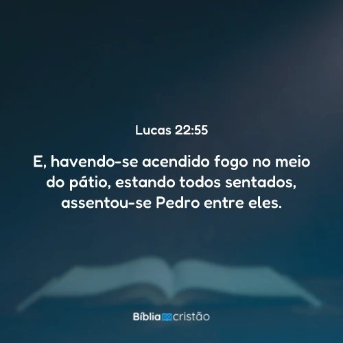 Lucas 22:55