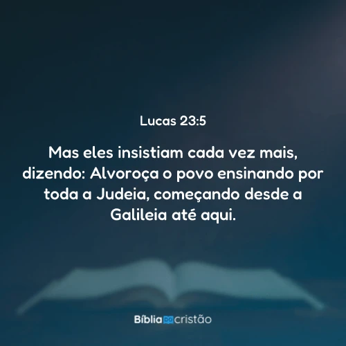 Lucas 23:5