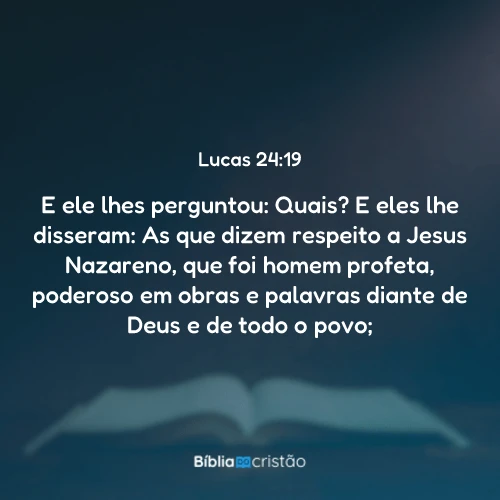 Lucas 24:19