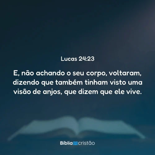 Lucas 24:23