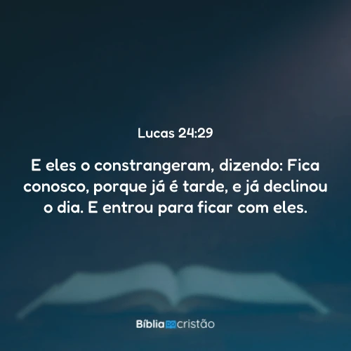 Lucas 24:29