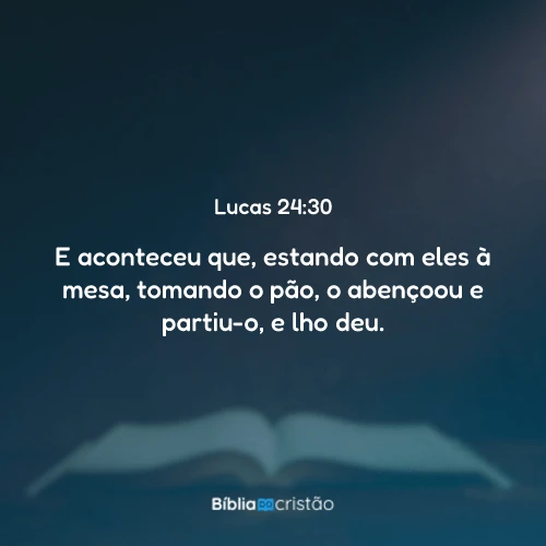 Lucas 24:30