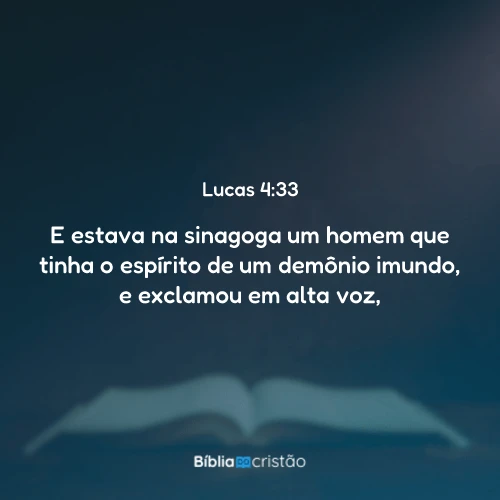 Lucas 4:33