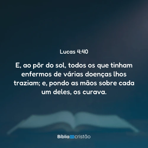Lucas 4:40