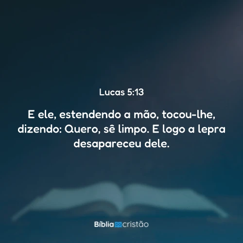 Lucas 5:13