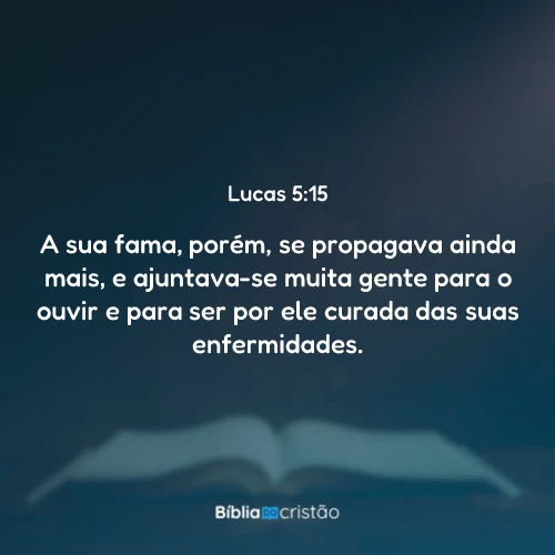 Lucas 5:15