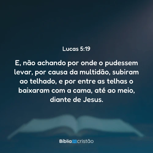 Lucas 5:19