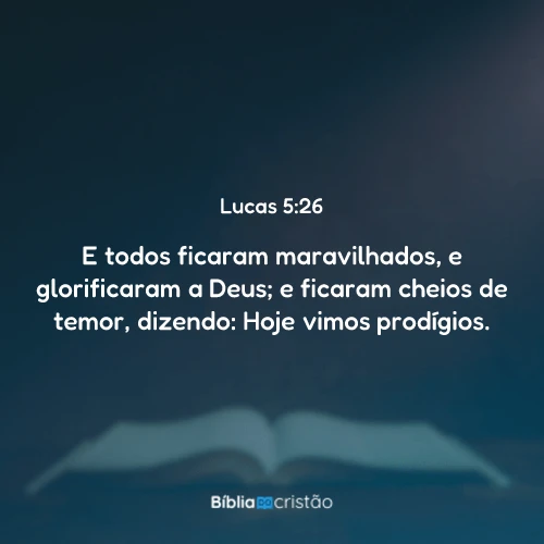 Lucas 5:26
