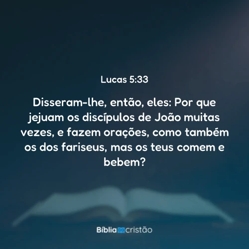 Lucas 5:33