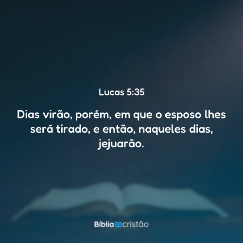 Lucas 5:35